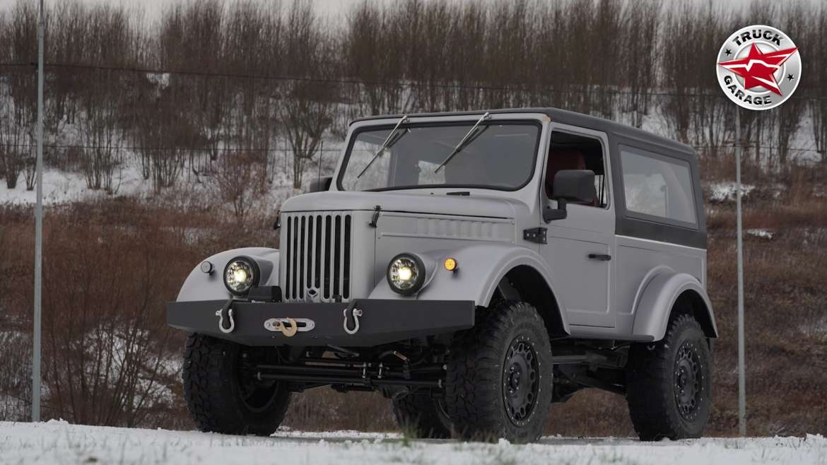 Как старый ГАЗ-69 в Украине превратили в Land Rover Defender (видео)